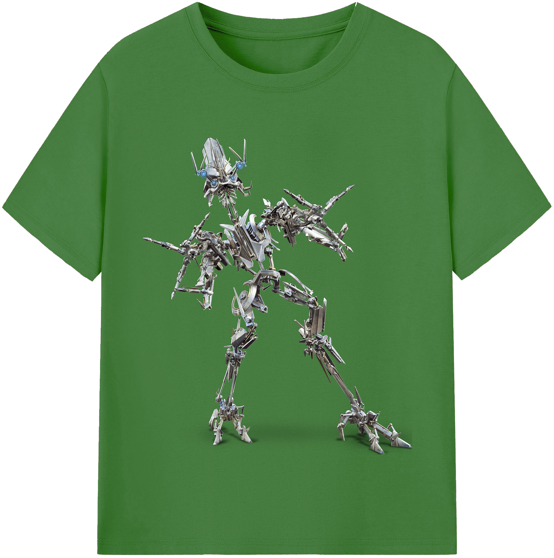 （画像用）  レディースカジュアルプリントTシャツ（綿100％）